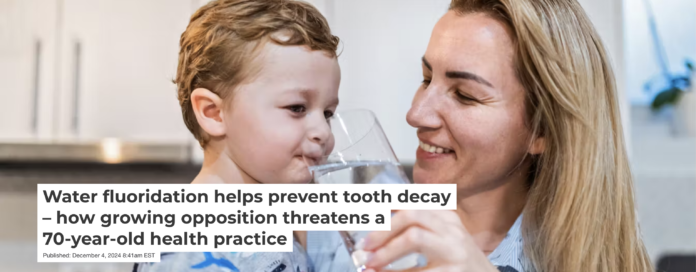 Fluoride is a mineral found in water that strengthens teeth and helps prevent cavities. vitapix/E+ via Getty Images